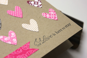 Our Love is Here to Stay Card - detail