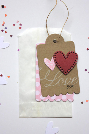 Love You Valentine Tag