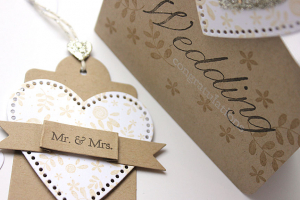 Wedding Congratulations and Mr. & Mrs. Tag - detail