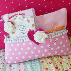 Love to Read Book Pillow