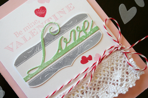 Be My Valentine card