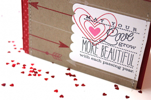 Beautiful Love Card - detail