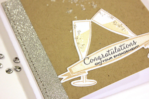Engagement Congratulations Card - detail
