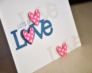 Lots Of Love Card Detail