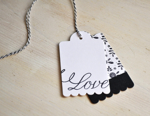 Love Double Tag Detail
