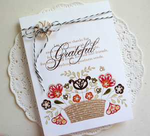 Grateful card