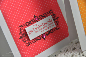 Friendship card detail