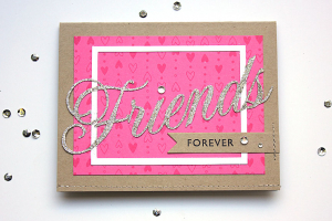 Friends Forever Bling Card