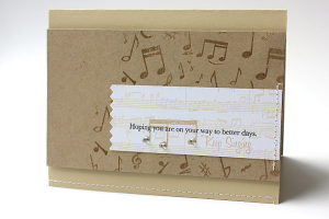 Just Keep Singing Card