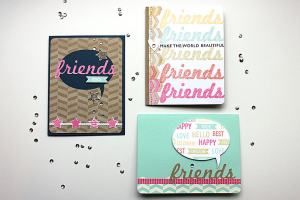 Wonderful Words: Friends Cards