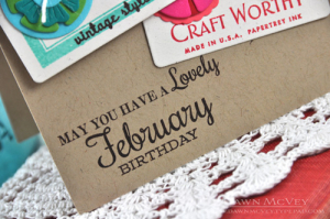 Lovely February Birthday detail