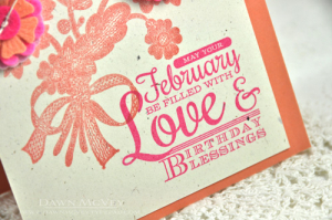 Birthday Blessings detail