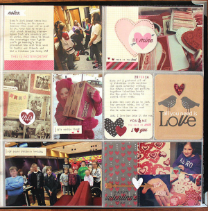 February Moments Layouts - right side