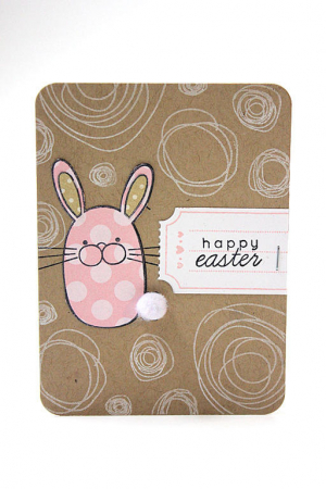 Happy Easter Bunny Journal Card