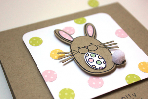 Hippity Hoppity Card - detail