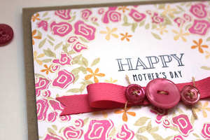 Mother's Day Garden Card - detail