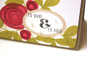 To Have & To Hold Card - detail