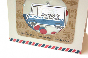 Delivery Just For You Card - detail
