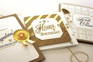Luxe Letterpress Cards - detail