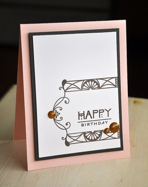 Framed Happy Birthday Card