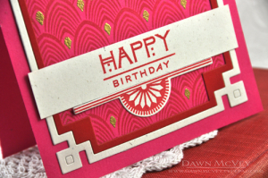 Happy Birthday detail