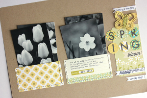 Spring Flowers Layout