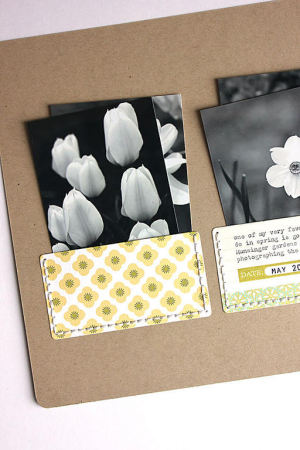 Spring Flowers Layout - detail