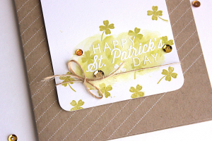 Happy St. Patrick's Day Card - detail
