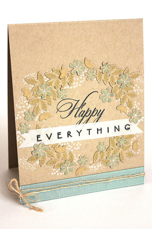Detailed Happy Everything Card
