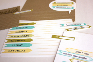 Journal Cards for Monthly Moments