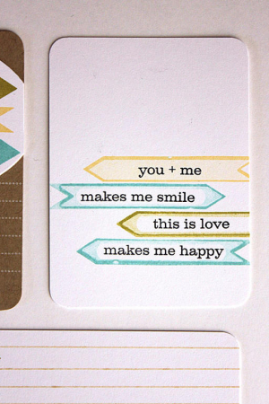 You + Me Journal Card
