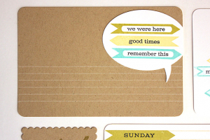 We Were Here Journal Card