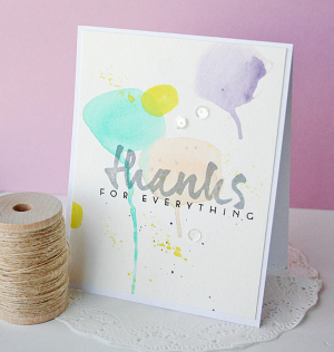 Thanks for Everything card