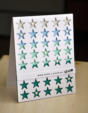 Wish Upon a Birthday Star Card (masculine version)