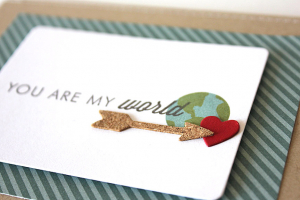 You Are My World Card - detail