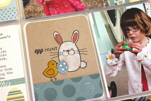 Easter 2011 Layout - left side detail