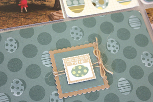 Easter 2011 Layout - left side detail