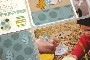 Easter 2011 Layout - left side detail