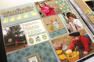 Easter 2011 Layout - left side detail