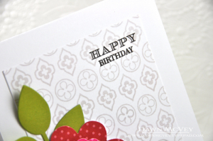 Happy Birthday detail