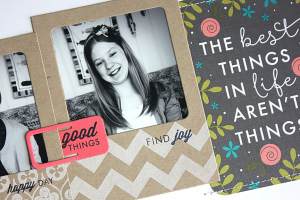 The Best Things in Life Layout - detail