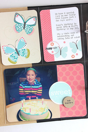 Two Birthdays Layout - left