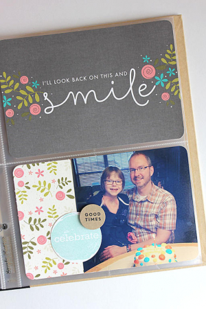 Two Birthdays Layout - right