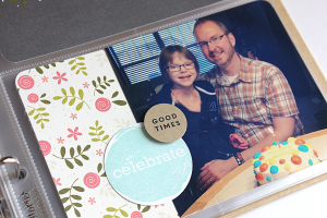 Two Birthdays Layout - detail