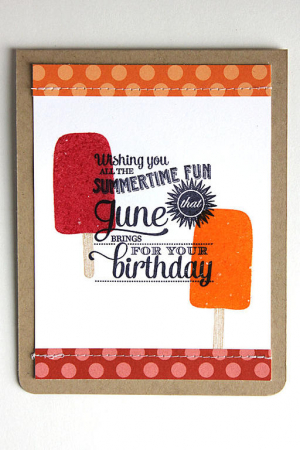 Summertime Fun Birthday Card