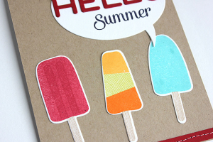 Hello Summer Card - detail