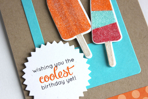 Coolest Birthday Card - detail