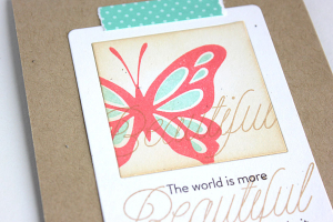 Beautiful World Card - detail