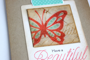 Beautiful Birthday Card - detail