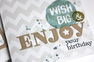 Enjoy Your Birthday Card - detail